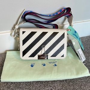 NWT Off-White Mini Flap Bag